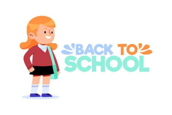 Back to School Again Icons Graphics