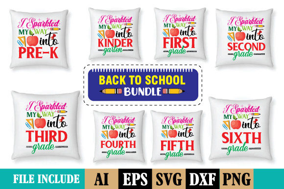 Back to School Bundle - 1: Graphics & Print Templates