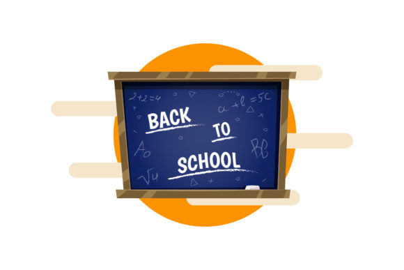 Back to School Icon Vector: Real Use for Embroidery Projects