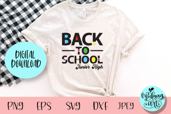 Back to School Junior High Svg: Graphics and Crafts for Real Projects