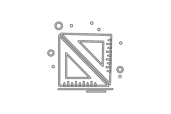 Back to School Ruler Outline Graphics and Icons Review