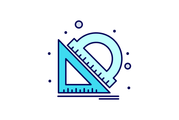 Back to School Two Types of Ruler Graphics and Icons