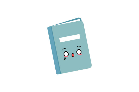 Book Back to School Kawaii Icons