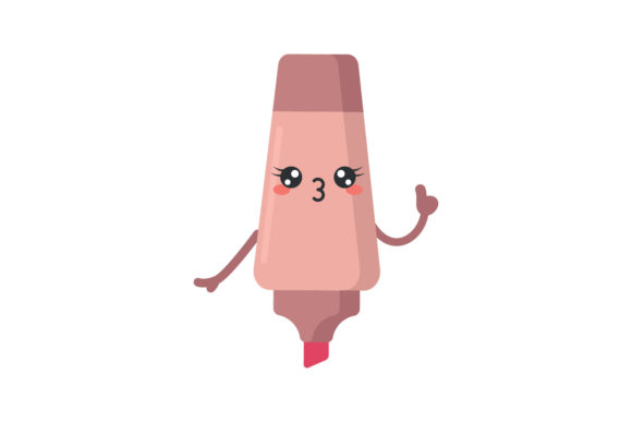 Pencil Back to School Kawaii Vector